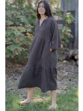 Neuflora St. George Linen Blend Maxi Dress Medium